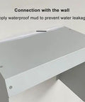 Top view of Heavy Duty EV Charger Cover And Weatherproof Outdoor Shield showing wall connection and waterproofing application details.