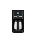 10-Cup Thermal Programmable Coffeemaker With Brew Pause, No-Fuss Black Finish, Self-Clean, 24-Hour Programmability, LCD Clock
