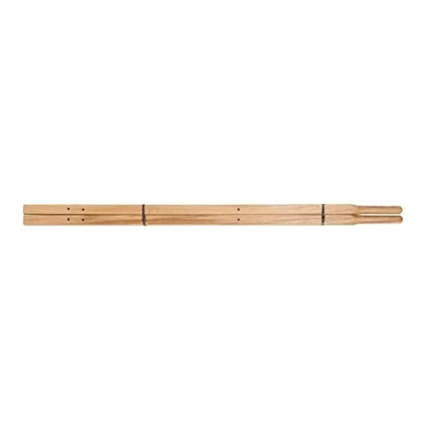 Pair of 60 Inch True Temper C Series Hardwood Wheelbarrow Replacement Handles Predrilled Holes Brown Wood