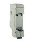 Beefy 100A Din Rail Mount Circuit Breaker, 240V AC, 60V DC, 1 Pole, C Trip Curve, UL 1077 Listed, Industrial Grade Side View