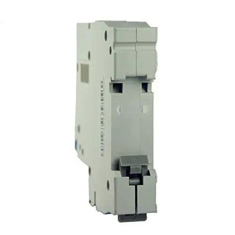 Beefy 100A Din Rail Mount Circuit Breaker, 240V AC, 60V DC, 1 Pole, C Trip Curve, UL 1077 Listed, Industrial Grade Side View