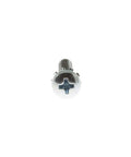 Close-up of Real Deal Server Rack Mount Cage Nut Screw with 10 32 Thread Pitch, 7 8 Inch Length, ideal for data center setup.