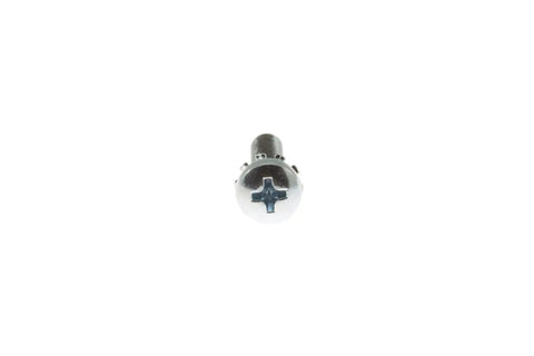 Close-up of Real Deal Server Rack Mount Cage Nut Screw with 10 32 Thread Pitch, 7 8 Inch Length, ideal for data center setup.