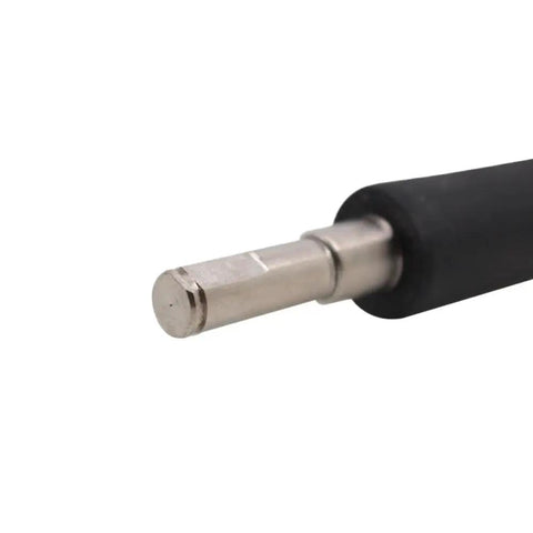 Monarch Platen Roller Replacement For 9820 9825 9830 9835 9855 9800 9840 9850 203Dpi Barcode Printer Beefed Up For Heavy Duty Label Jobs With Smooth Label Feeding And Durable Machined Part, close-up metal shaft