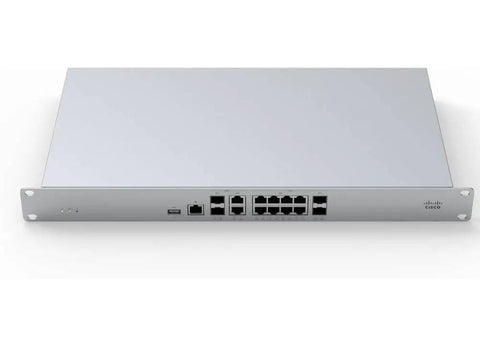 Boss Grade Cloud Managed Firewall Security Appliance With Slick Remote Management And Beefy One Gigabit Throughput For Rock Solid Branch Office SD WAN Backbone Setup, rear view.