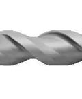 GrooV Tip One Quarter Inch Shank Four Inch Overall Length Multi Purpose Masonry Bit With Serrated Carbide Tip in close-up view
