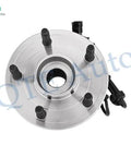 Top view of Beefy Front Wheel Hub Bearing Assembly Replacement For 2002 2003 2004 2005 Dodge Ram 1500 With 4 Wheel ABS 5 Stud ABS Sensor Wheel Hub Bearings Pair Of 2 Exact Fit And Ready To Install