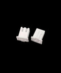 50 Sets Of JST XH 2.54Mm 2Pin Male Female Housing With Pin Header Terminal Kit For Solid Wire Connector Projects And Wiring Repairs, white plastic
