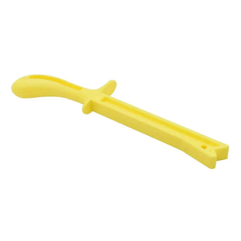 Ergonomic Push Stick For Table Saw And Router Table And Jointer With Contoured Handle And Long Thumb Rest for safety.