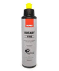 Close-up of a Big Foot Rotary Polisher LH19E Standard Kit With Heavy Duty Nine Meter Cord High Torque Drive And Yellow BR150M Fine Foam Pad container.