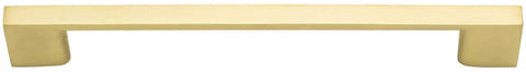 Sutton Satin Bronze Cabinet Pull 160 Millimeter Center To Center Soft Contoured Square Bar Handle