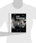 Book: CNC Machining, dark cover featuring a metal component.