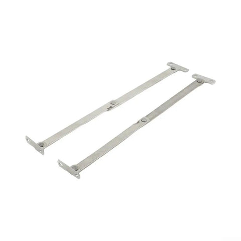 Rock Solid Stainless Steel Cabinet Door Lift Support Hinges left and right 2-pack for cupboards and tatami panels