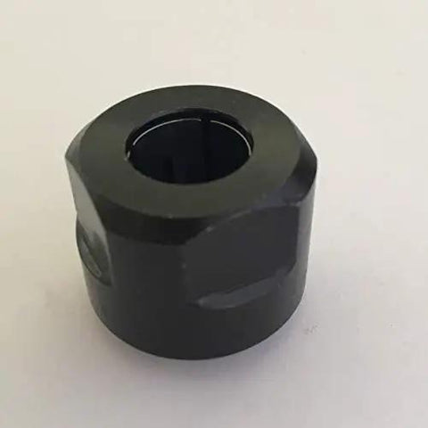 12.7mm Half Inch Collet Nut Cone Fits Hitachi Router M12VE M12VC M12V2 M12SE M12SA2 KM12VC, heavy duty metal replacement, front view
