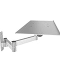 Heavy duty monitor arm and keyboard tray mount featuring smooth pivot adjustment for ultimate office setup.