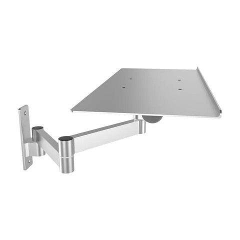 Heavy duty monitor arm and keyboard tray mount featuring smooth pivot adjustment for ultimate office setup.
