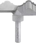 Carbide Tipped Rosette Router Bit 3-11/32 Inch Diameter 21/64 Inch Cutting Height 3/8 Inch Shank For Pro Grade Precision Inlay And Decorative Wood Milling Projects