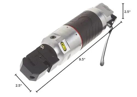 605ST Straight Type Punch and Flange Tool With Rotating Head for Easy Use, showing measurements, ideal for sheet metal fabrication.