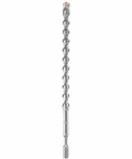 Heavy-Duty 1-1/2 Inch By 21 Inch Spline Speed-X Rotary Hammer Bit With Tungsten Carbide Tip, Four-Cutter Design For Superior Wear