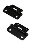 Black take-apart lift-off hinges, metal, set of 2