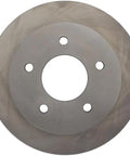 Front brake rotor, gray metal with five lug holes; Centric 121.66022 C-Tek for Chevrolet Astro and GMC Safari.