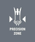 Illustration highlighting precision zone of ESD Safe Kraftform Micro Slotted Screwdriver for precise handling and control