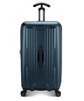 Ultimax II 26 inch polycarbonate spinner luggage in matte navy with durable hardshell and TSA lock, ideal for checked baggage travel.