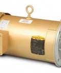 Side view of 7.5 HP 3-Phase Electric Motor 1770 RPM 460/230/208V 213TC Frame C-Face Flange Footless TEFC General Purpose