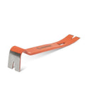 Heavy Duty 3 Piece Pry Bar Set For Automotive Industrial And Home Use Built For Real Tough Work And A Real Workhorse Includes Flat Bar And Pry Tools With ANSI And ASME Specs Durable Steel Construction For Demolition And Lifting In Any Shop Or Garage, orange pry bar with metal tips