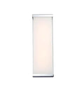 Go To Contemporary Float 18 Inch Led Wall Sconce in Brushed Nickel Dimmable ADA Compliant solid aluminum vertical mount