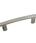 25 Pack Satin Nickel Subtle Arch Cabinet Pull Handle With 5-1/4 Inch Overall Length 7/16 Inch Width 1 Inch Projection