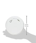 Top Tier Smoke And Carbon Monoxide Alarm Featuring A Hassle Free 10 Year Sealed Lithium Battery With A Sleek Thin Profile and size indicator.
