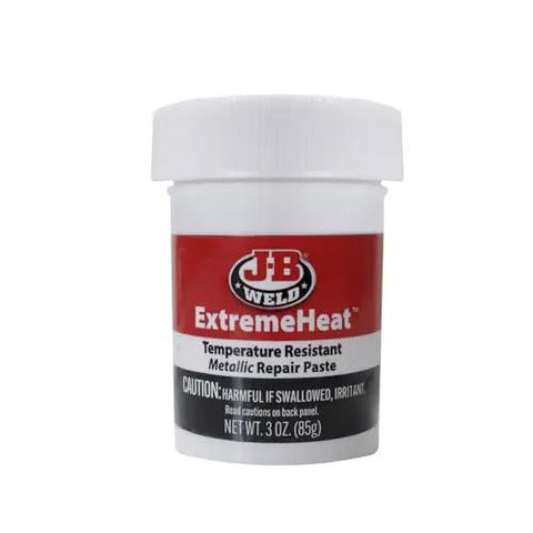 ExtremeHeat High Temperature Resistant Metallic Paste For Iron And Steel Repairs Up To 1000 F Non Flammable No VOCs 3 Oz jar