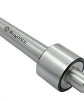 Buyohlic long-body revolving live center for lathe with silver steel body and pointed tip