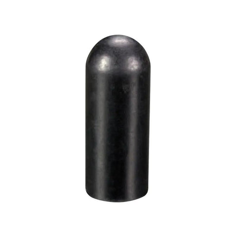 Heavy Duty EPDM Rubber Masking Cap in slick black, 1.5 inch long, 0.562 ID for thread protection, reusable, 250 pack.