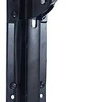 Heavy Duty Wrought Cast Iron Foot Bolt Locks Eight Pack Black Powder Coated Rustic Vintage Barn Door Latch with Receiver Plate