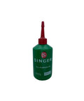 Top Shelf All Purpose Sewing Machine Oil 5 Pack 3.38 Fluid Ounce green bottle of lubricant oil with red nozzle for sewing machines