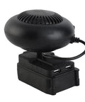 Rock Solid 170W Portable Space Heater With Smart Thermostat; compact black design, cordless, suitable for small spaces