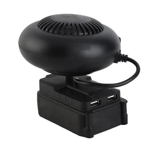 Rock Solid 170W Portable Space Heater With Smart Thermostat; compact black design, cordless, suitable for small spaces