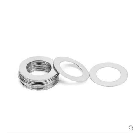 Ultrathin Stainless Steel Washer Gasket Kit 0.1mm 0.2mm 0.3mm 0.5mm Thick M3 M4 M5 M6 M7 M8 M9 M10 To M30 Assortment 304 Stainless Washers For DIY Gearheads And Hardware Shim Spacers 10 20 50 100 Pcs, flat washers stacked