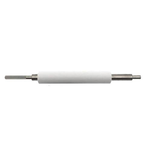 Rock Solid Pressure Platen Roller Kit With Bearings Gear Bushing Snap Ring For 105SL Thermal Label Printer 203dpi 300dpi Fixes Jamming Issues Fast Ensuring Smooth Operation And Top Prints Every Day Without Hiccups In Your Workflow. white platen roller with metal shafts for 105SL thermal label printer