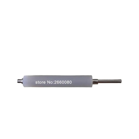 Slick Rubber Platen Feed Roller Fits DIGI SM100 SM110 Label Balancers, durable grey rubber design for smooth operation.