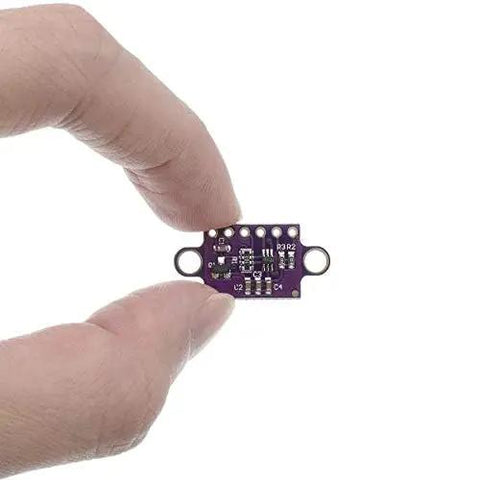 Dope Time Of Flight VL53L0X Laser Ranging Sensor Breakout Module I2C for distance measurement in hand, front view