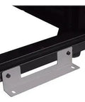 Bracket base of Side Panel for SR42UB Rack Enclosure With Key Lock Latch Black, showcasing metal construction for stability.