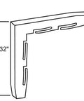 Quick Swap White Plastic Window Screen Corner Keys For Storm Frame Assembly, showing size 1-25/32 inches and 3/16 inch groove.