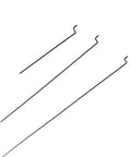 Three steel rods from 20 Pieces Z Type RC Airplane Pushrod Set 1.2mm Steel Wire Push Pull Rods For RC Planes Helicopters Boats And Ships