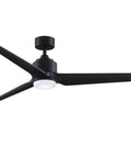 TriAire 64 Inch Indoor Outdoor Ceiling Fan Blade Set Three Weathered Wood Finish Durable Composite Replacement Blades For Long Lasting Airflow And Simple Installation