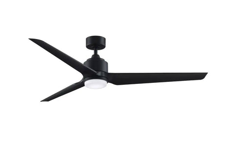 TriAire 64 Inch Indoor Outdoor Ceiling Fan Blade Set Three Weathered Wood Finish Durable Composite Replacement Blades For Long Lasting Airflow And Simple Installation