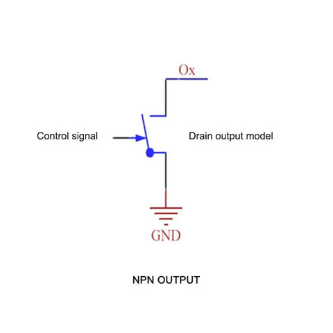 NPN output diagram for 8-Channel PLC Amplifier Board With Optocoupler Isolation For NPN Signals, DC 3.3V/5V Input, DIN Rail Module.