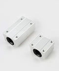 4 Pieces SCS Linear Motion Ball Slide Guides Set with LUU and UU Blocks for CNC Routers and 3D Printers Top Notch Precision Rail System for Smooth Motion and Easy Alignment in Every Project, silver linear bearing blocks